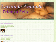 Tablet Screenshot of lactandoamando.com